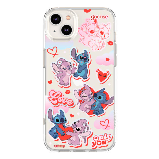 Capinha para celular  Stitch e Angel - My Lover