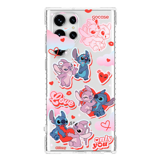 Capinha para celular  Stitch e Angel - My Lover