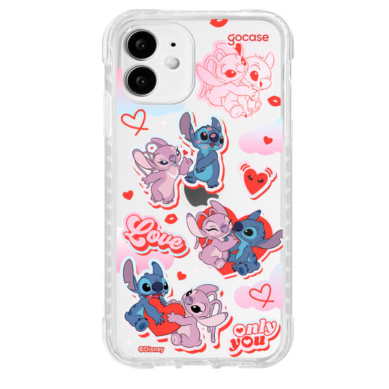 Capinha para celular  Stitch e Angel - My Lover