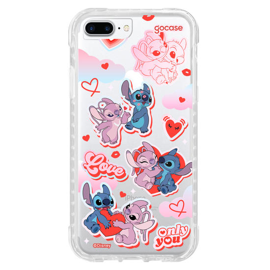Capinha para celular  Stitch e Angel - My Lover