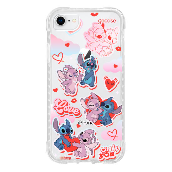 Capinha para celular  Stitch e Angel - My Lover
