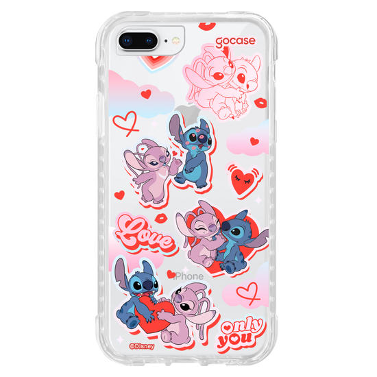 Capinha para celular  Stitch e Angel - My Lover