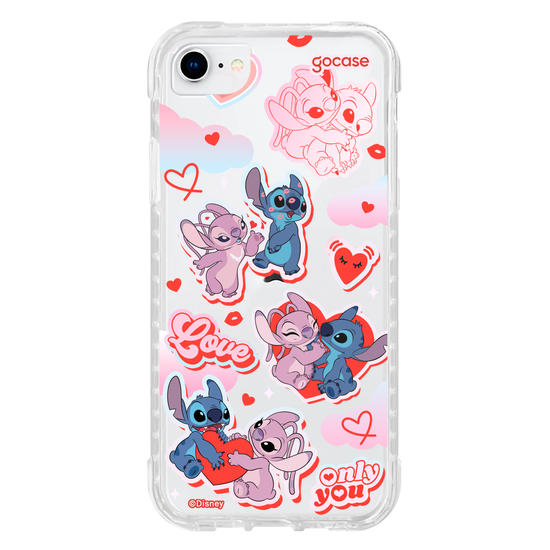 Capinha para celular  Stitch e Angel - My Lover