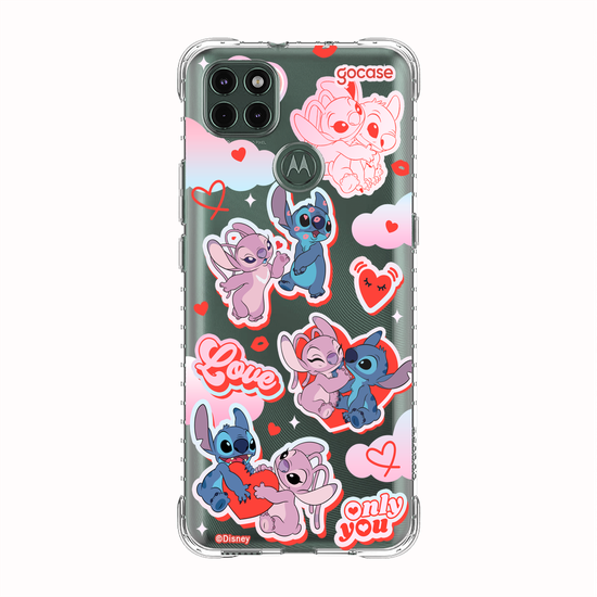 Capinha para celular  Stitch e Angel - My Lover