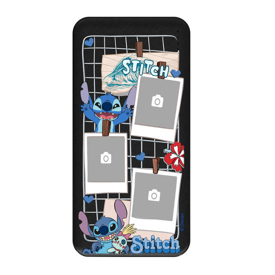 Carregador Portátil Fast Charge - Lilo & Stitch - Mural do Stitch