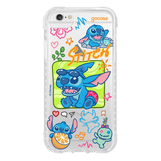 Capinha para celular Lilo & Stitch - Feed Rabiscado do Stitch
