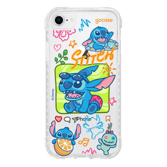 Capinha para celular Lilo & Stitch - Feed Rabiscado do Stitch
