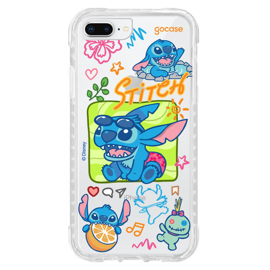 Capinha para celular Lilo & Stitch - Feed Rabiscado do Stitch