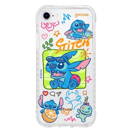 Capinha para celular Lilo & Stitch - Feed Rabiscado do Stitch