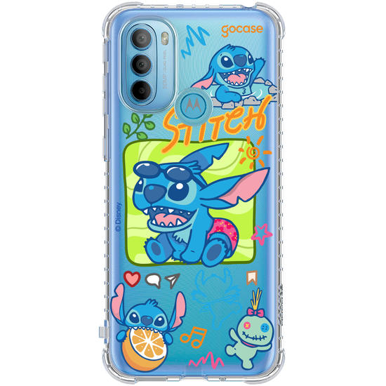 Capinha para celular Lilo & Stitch - Feed Rabiscado do Stitch