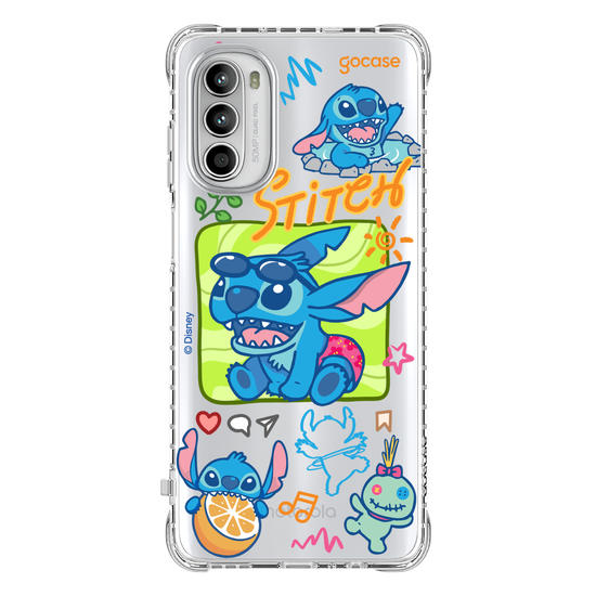 Capinha para celular Lilo & Stitch - Feed Rabiscado do Stitch