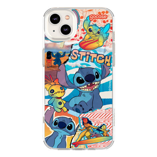 Capinha para celular Lilo & Stitch - Colagem do Stitch