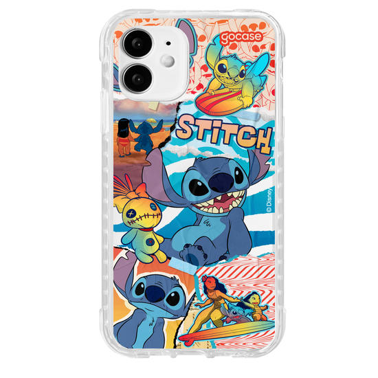 Capinha para celular Lilo & Stitch - Colagem do Stitch