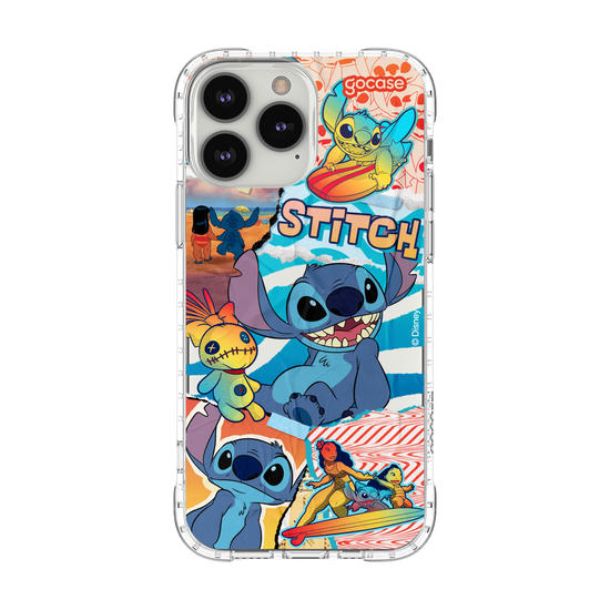 Capinha para celular Lilo & Stitch - Colagem do Stitch