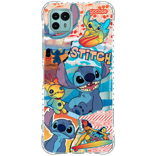 Capinha para celular Lilo & Stitch - Colagem do Stitch