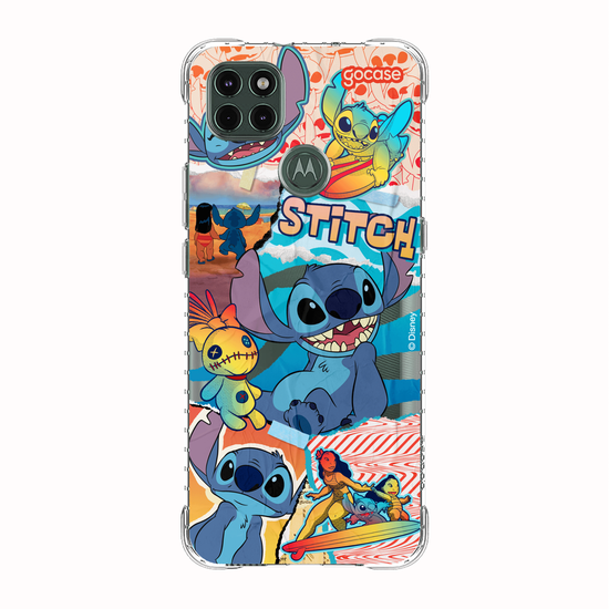 Capinha para celular Lilo & Stitch - Colagem do Stitch