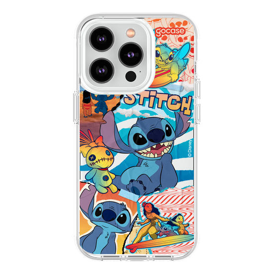 Capinha para celular Lilo & Stitch - Colagem do Stitch