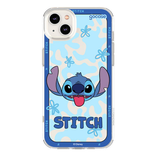 Capinha para celular Lilo & Stitch - Flores e Manchas