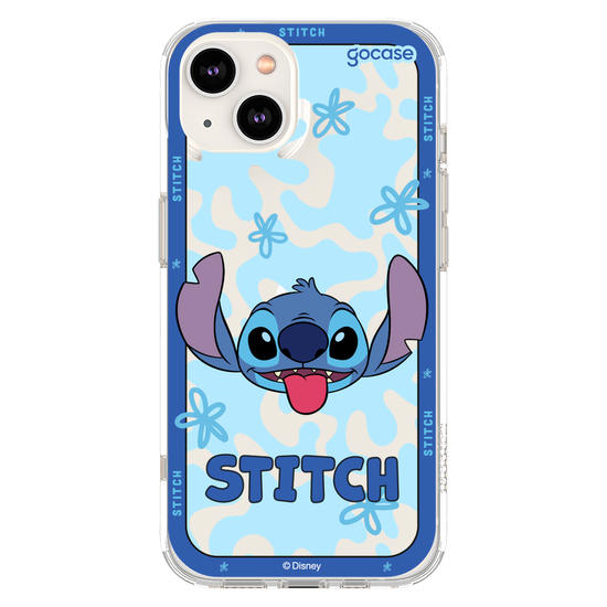 Capinha para celular Lilo & Stitch - Flores e Manchas