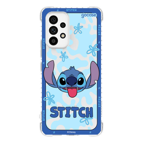 Capinha para celular Lilo & Stitch - Flores e Manchas