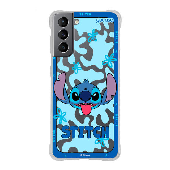 Capinha para celular Lilo & Stitch - Flores e Manchas