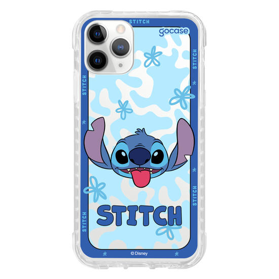 Capinha para celular Lilo & Stitch - Flores e Manchas