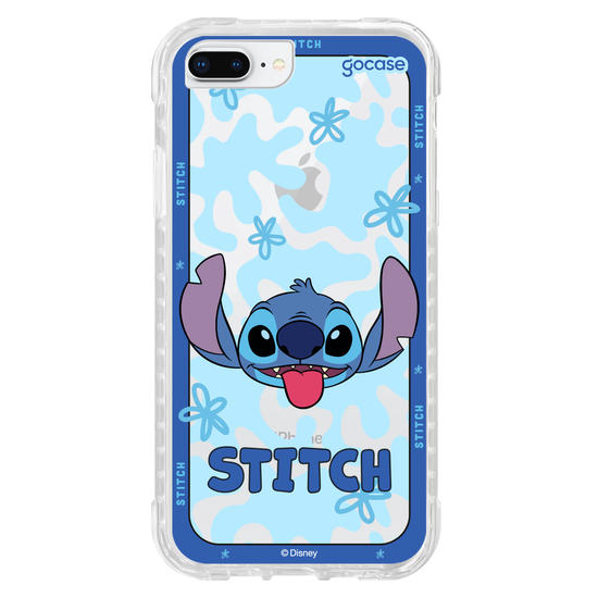 Capinha para celular Lilo & Stitch - Flores e Manchas