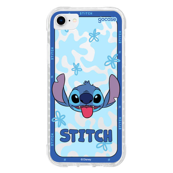 Capinha para celular Lilo & Stitch - Flores e Manchas