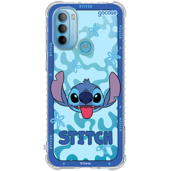 Capinha para celular Lilo & Stitch - Flores e Manchas