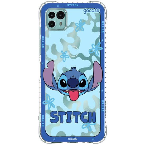 Capinha para celular Lilo & Stitch - Flores e Manchas