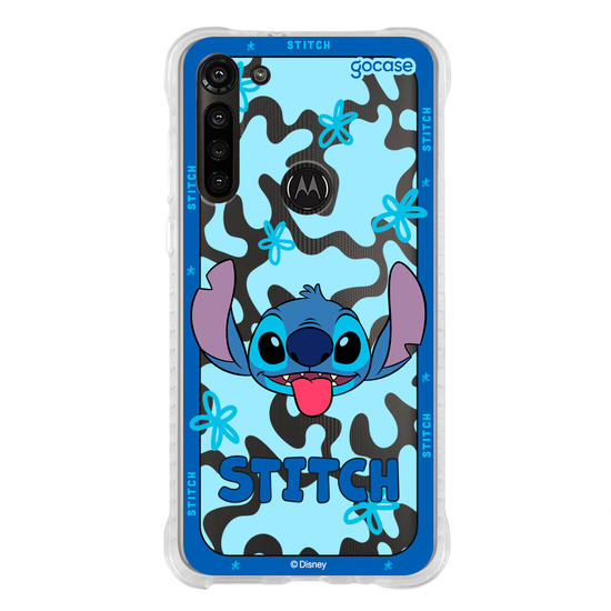 Capinha para celular Lilo & Stitch - Flores e Manchas