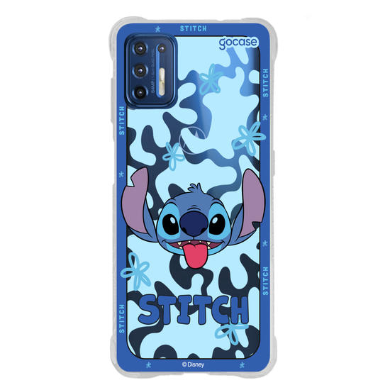 Capinha para celular Lilo & Stitch - Flores e Manchas