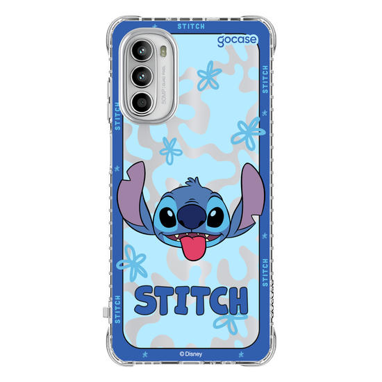 Capinha para celular Lilo & Stitch - Flores e Manchas