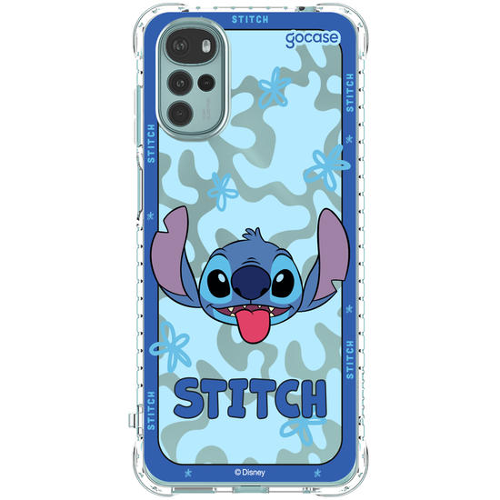 Capinha para celular Lilo & Stitch - Flores e Manchas