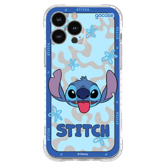 Capinha para celular Lilo & Stitch - Flores e Manchas