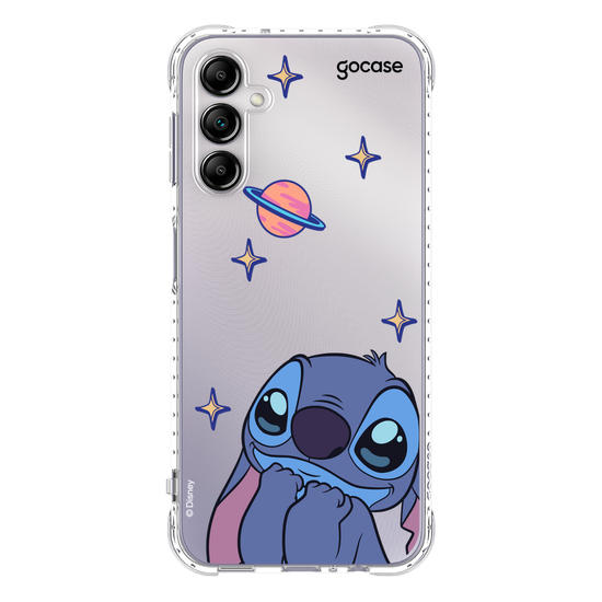 Stitch Planet com Logo Samsung Galaxy A14 5G Phone Case Gocase