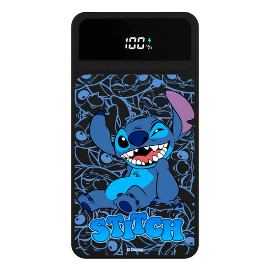 Carregador Portátil Turbo 10000mah Preto - Stitch - Pose com Pattern