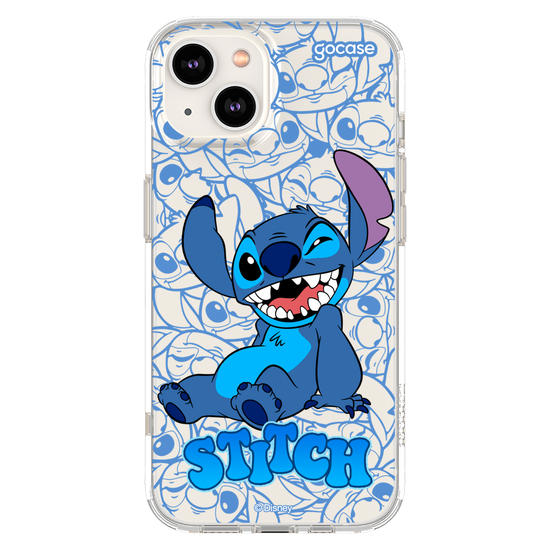 Capinha para celular Lilo & Stitch - Pose com Pattern