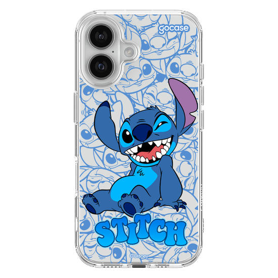 Capinha para celular Lilo & Stitch - Pose com Pattern