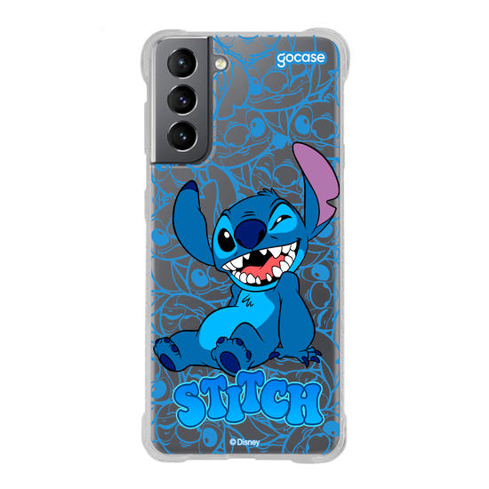 Capinha para celular Lilo & Stitch - Pose com Pattern