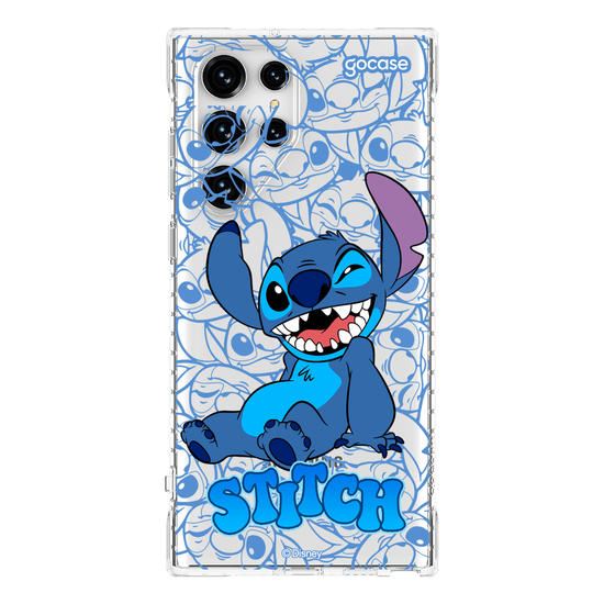 Capinha para celular Lilo & Stitch - Pose com Pattern