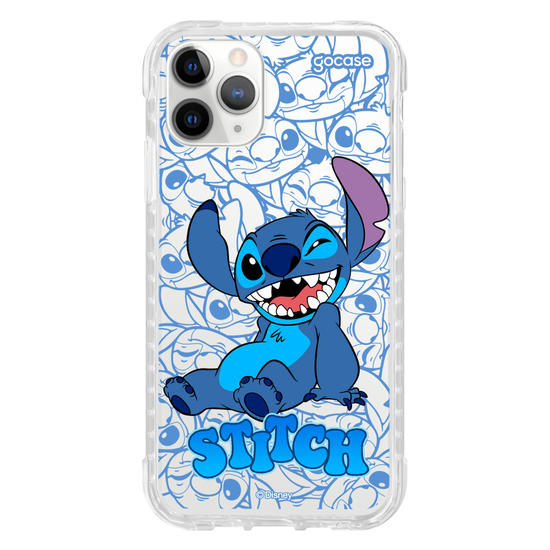 Capinha para celular Lilo & Stitch - Pose com Pattern