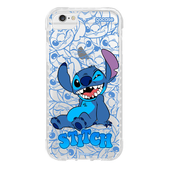 Capinha para celular Lilo & Stitch - Pose com Pattern
