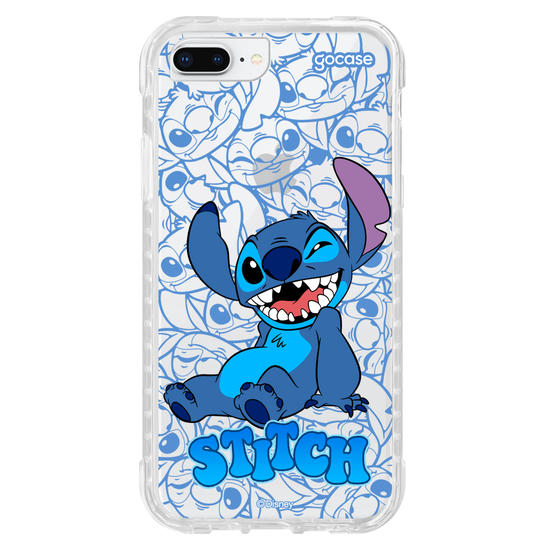 Capinha para celular Lilo & Stitch - Pose com Pattern