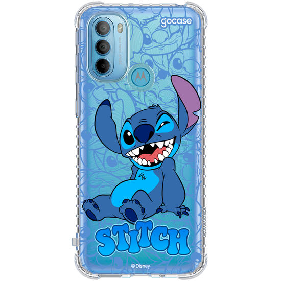 Capinha para celular Lilo & Stitch - Pose com Pattern