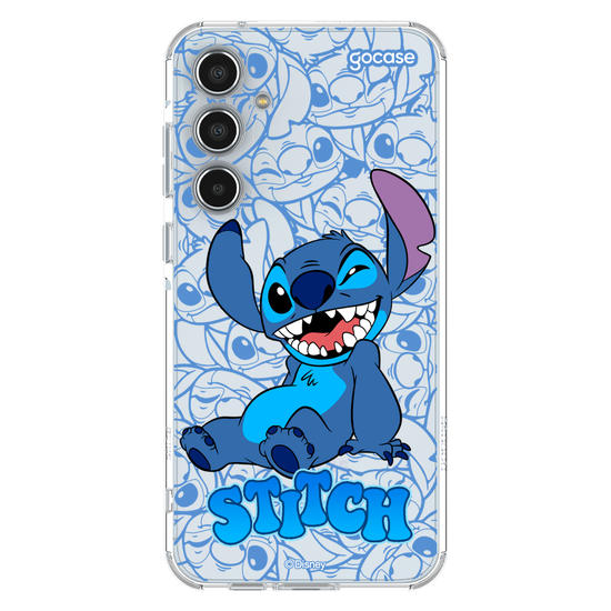 Capinha para celular Lilo & Stitch - Pose com Pattern