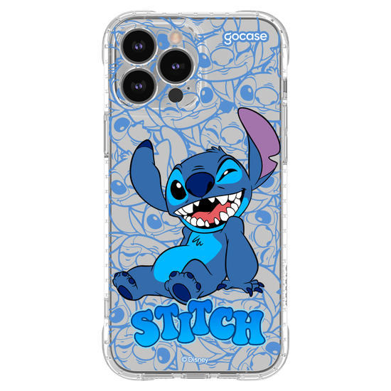 Capinha para celular Lilo & Stitch - Pose com Pattern