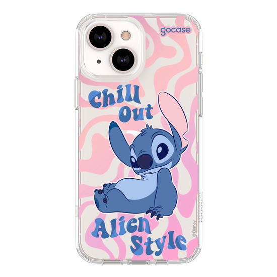 Capinha para celular Lilo & Stitch - Stitch Deitado com frase