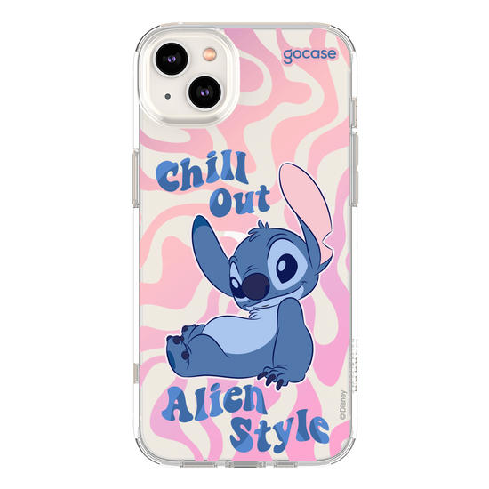 Capinha para celular Lilo & Stitch - Stitch Deitado com frase