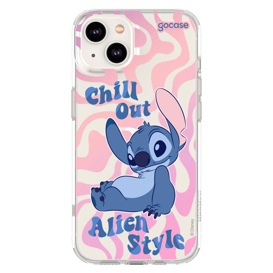 Capinha para celular Lilo & Stitch - Stitch Deitado com frase
